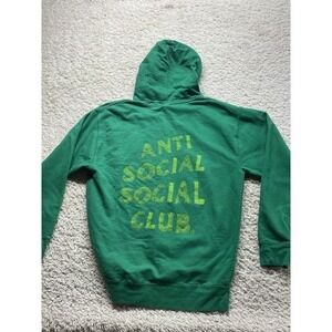 Rare Anti Social Social Club The Hills Green / Neon Grass Hoodie Sweatshirt XL